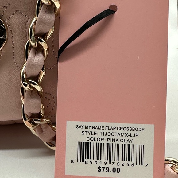 Juicy Couture Blush, Pink Quilted Shoulder Bag - Picture 5 of 8